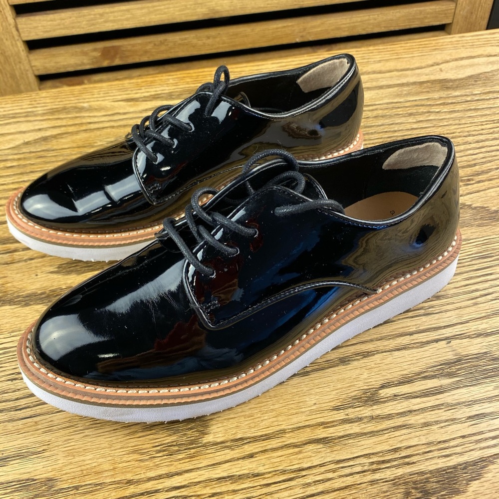 A New Day Patent Leather Oxford Flats